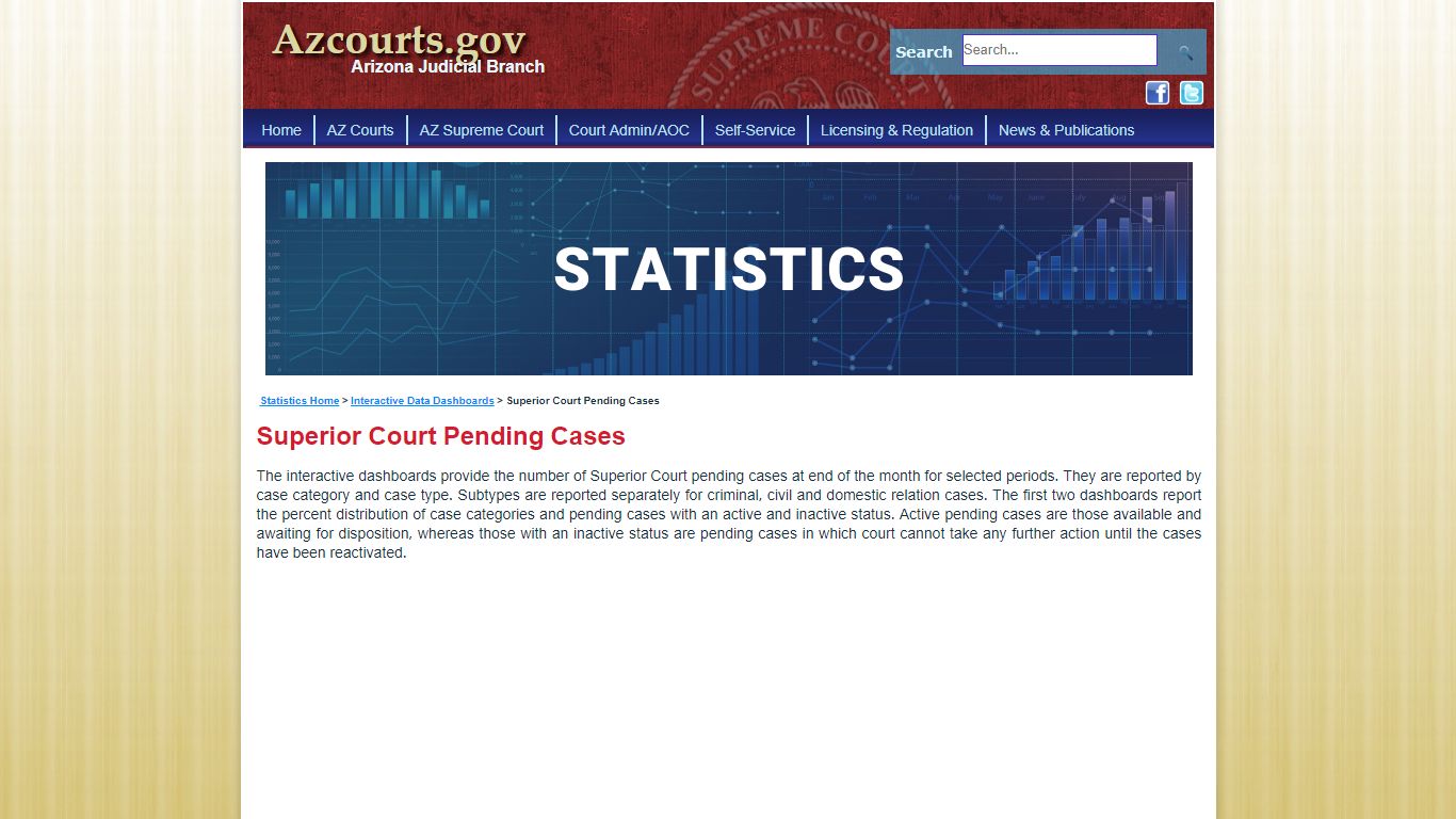 Superior Court Pending Cases - Arizona Judicial Branch